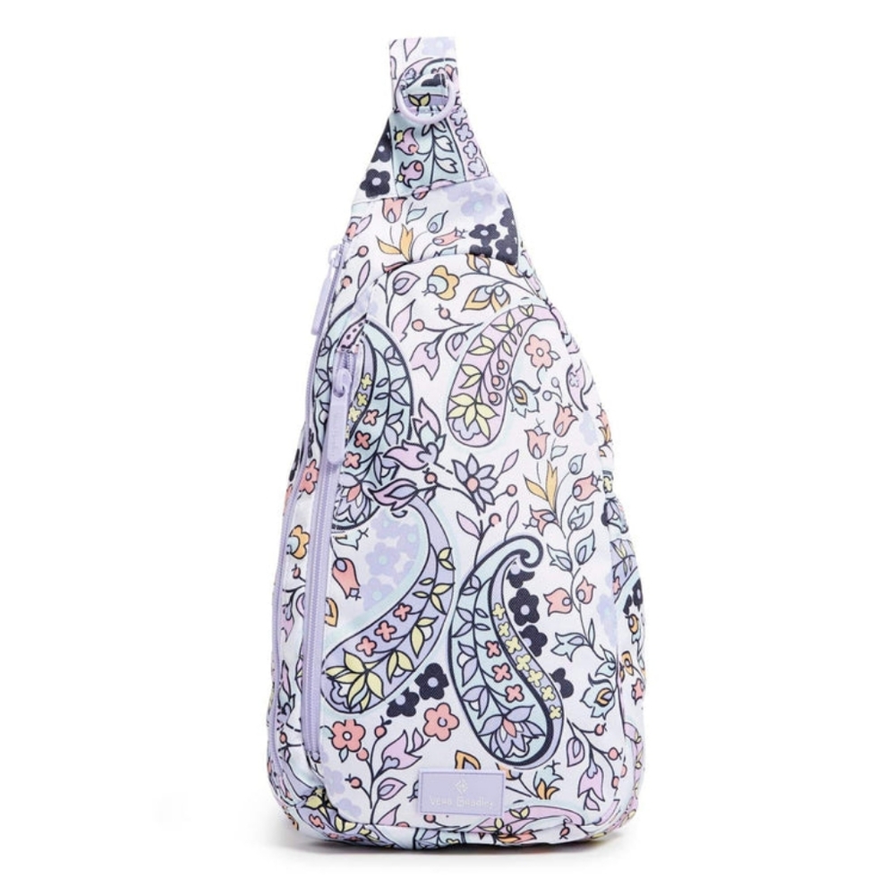 Vera Bradley Maddalena Paisley Soft Lighten Up Essential Sling Backpack